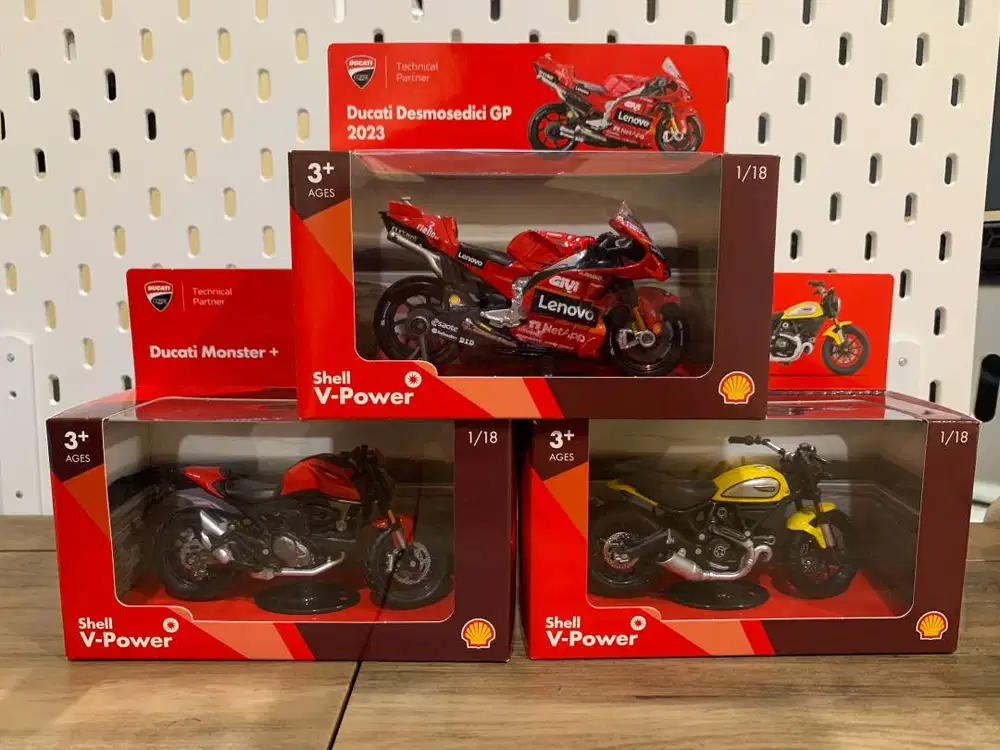 Diecast Shell edisi Ducati Tahun 2024