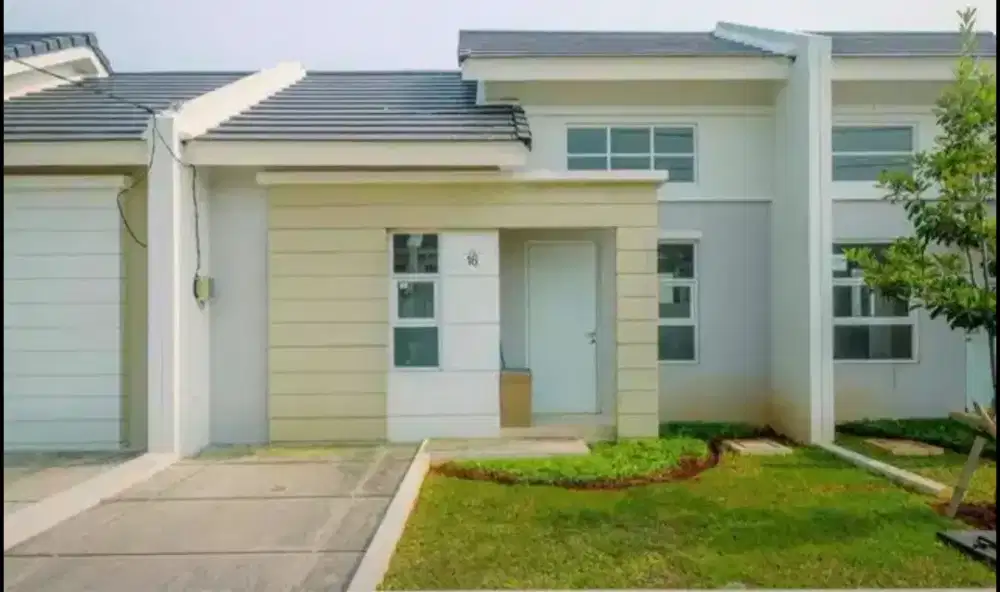 Rumah cluster siap huni di bawah pasaran summarecon