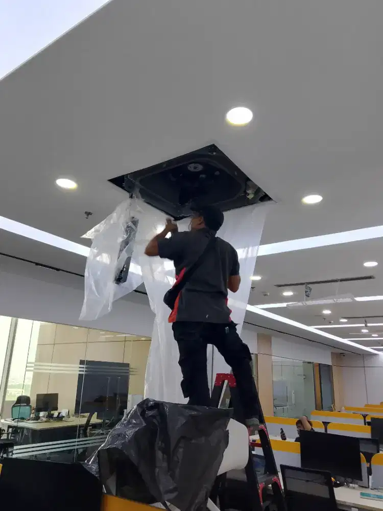 Cuci AC bongkar pasang AC service ac