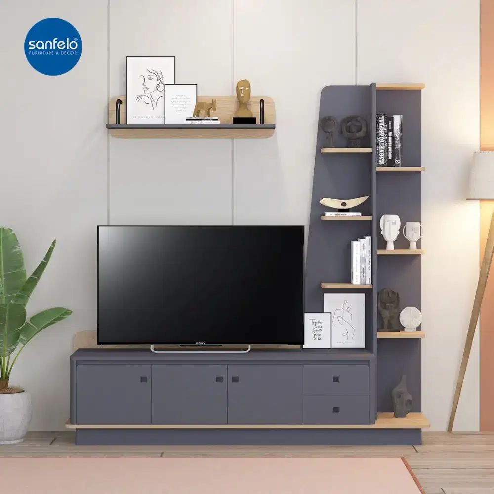 Rak tv minimalis merk Siantano/ bufet Tv minimalis merk siantano