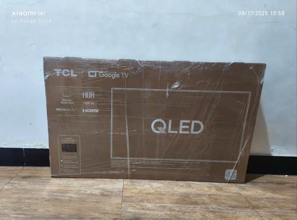 TCL QLED Full HD Google TV 43V5C Garansi Resmi