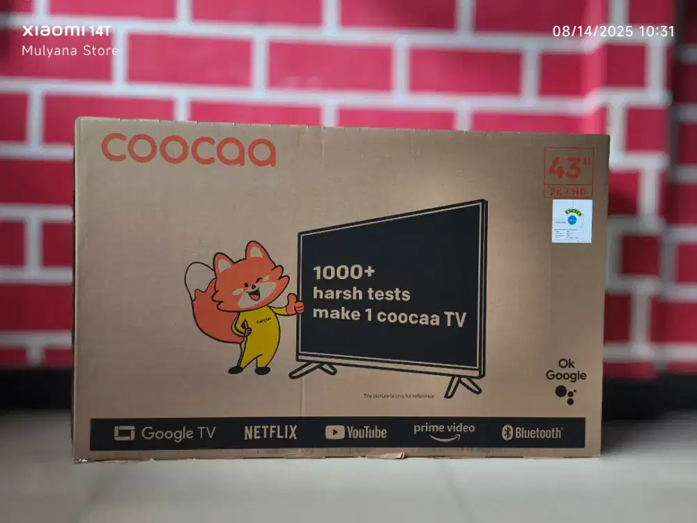 Coocaa Full HD Google TV 43Z65 Garansi Resmi