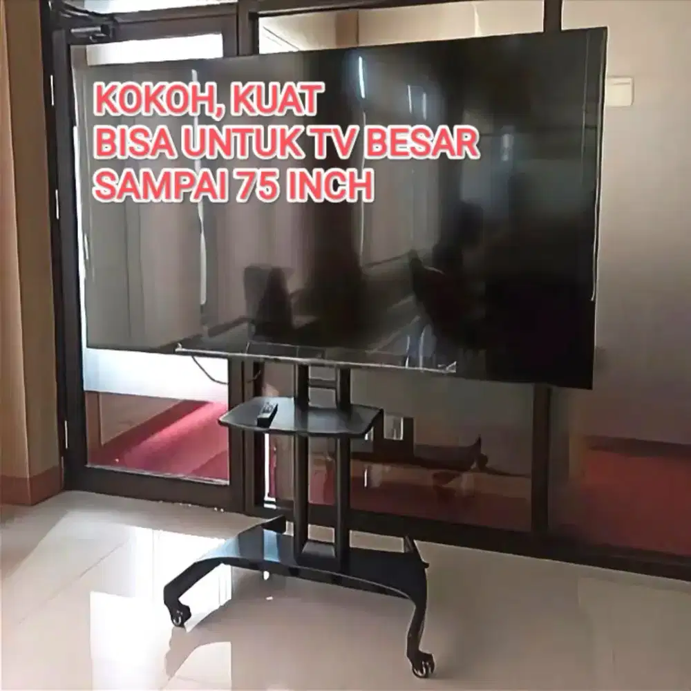 NB Braket TV Standing Kelas Berat 75, 70, 65, 60, 55, 50 inch