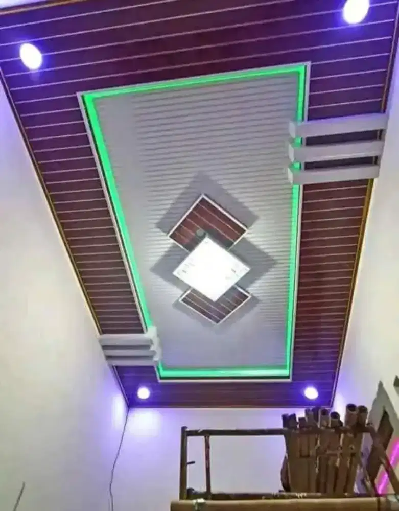 Melayani pemasangan plafon PVC dan kanopi Wesi dan baja ringan