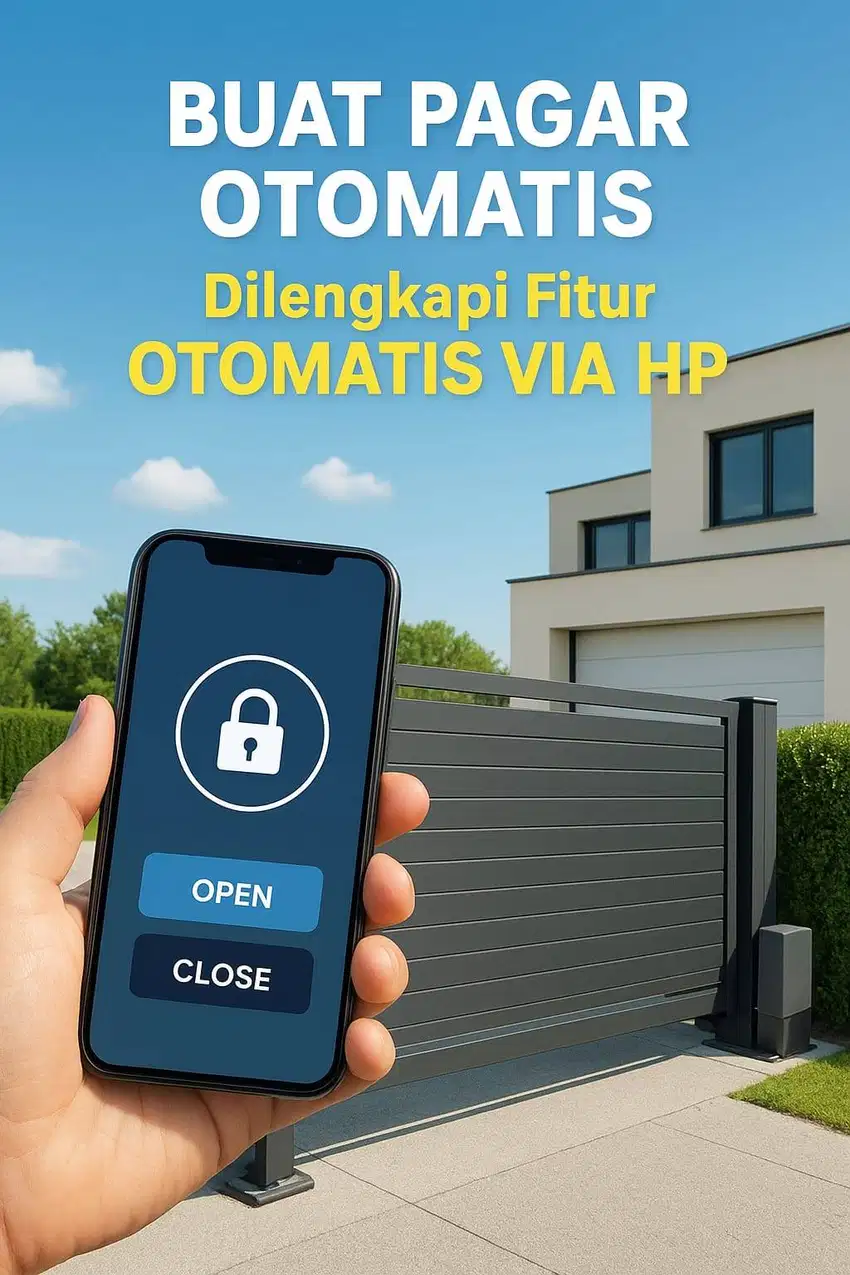 Pagar Otomatis with Apps control