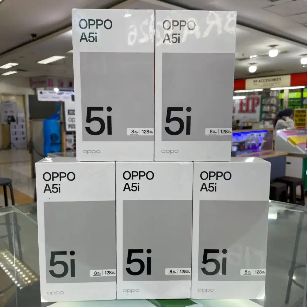 Oppo A5i ram 4gb+4gb/128gb baru garansi resmi harga Promo