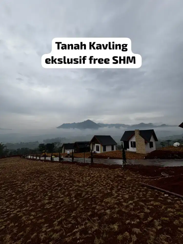 Jual cepat Bu Tanah Kavling ekslusif free SHM Puncak 2
