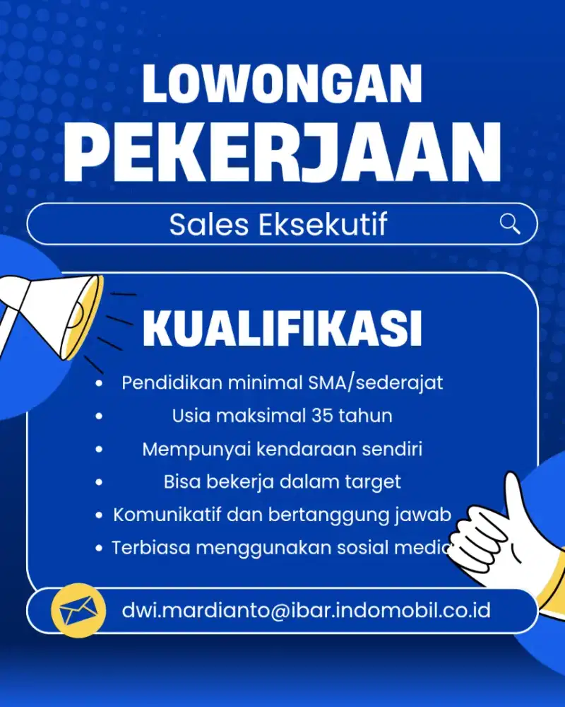 Lowongan Pekerjaan Sales Indomobil Emotor