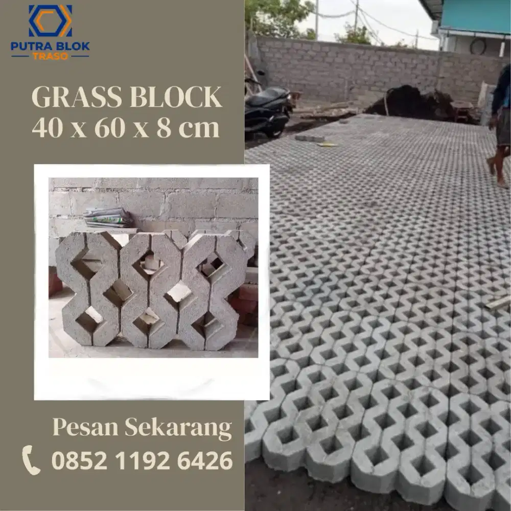 Grass Block 40 x 60 x 8 cm