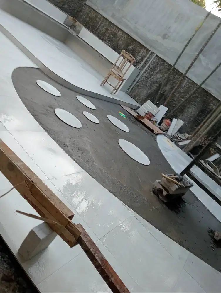 Tukang kramik taman dan granit