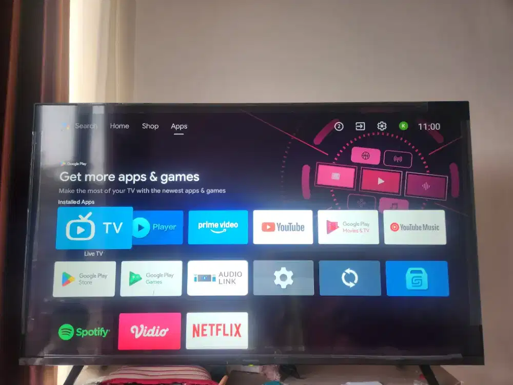 Jual Tv panasonic 43 inc androit daerah cikupa suvarna sutra