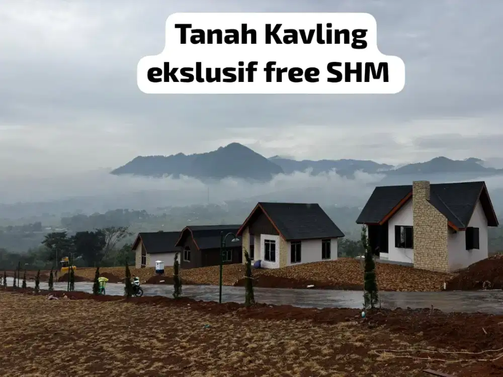 Jual cepat Bu tanah Kavling ekslusif free SHM Puncak 2