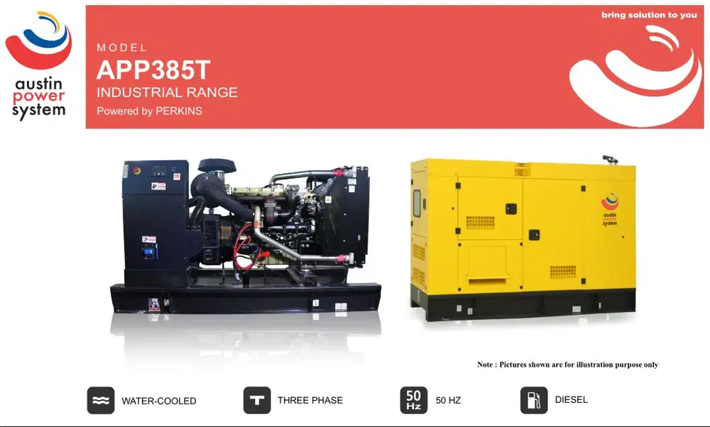 Dijual Cepat Genset PERKINS APP385T (Austin Power System)