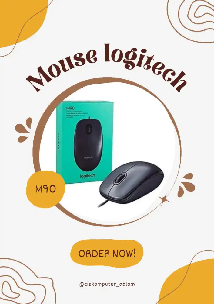 jual mouse logitech M90