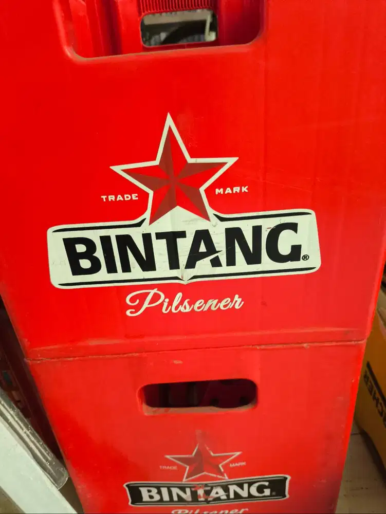 2 Crate / KRAT BOTOL BINTANG BEKAS