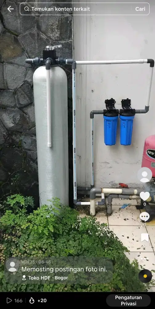 Paket Filter Air Tanah, Sumur, PDAM