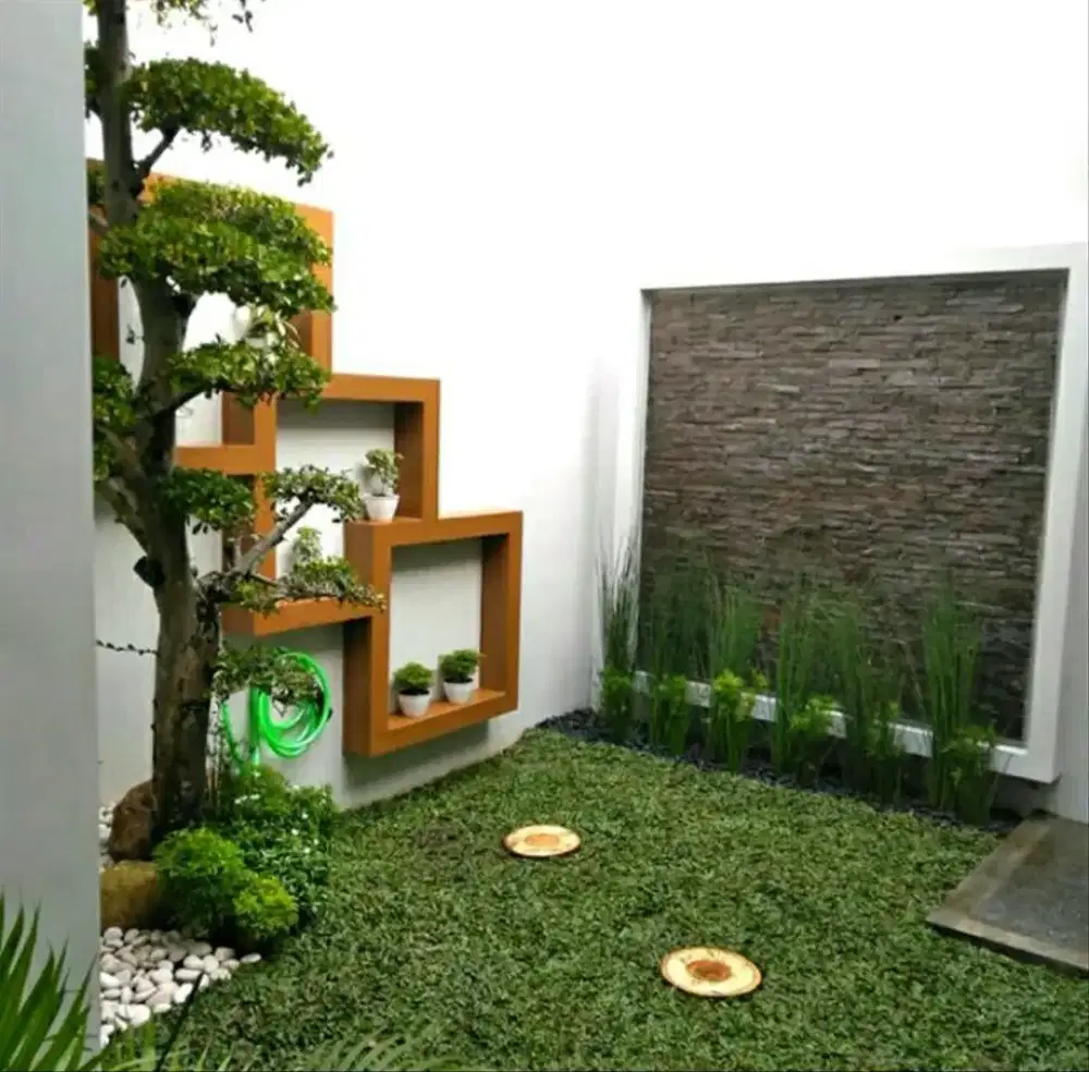 Jual rumput jasa pembuatan taman minimalis