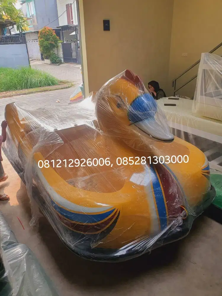 sepeda air gowes angsa warna kuning