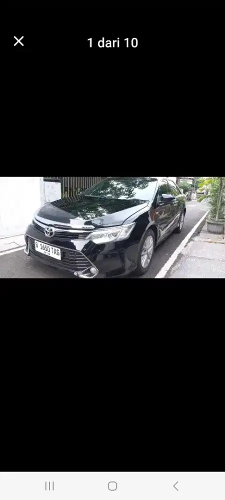 JUAL CEPAT Toyota Camry 2018 V 2.5 AT Hitam