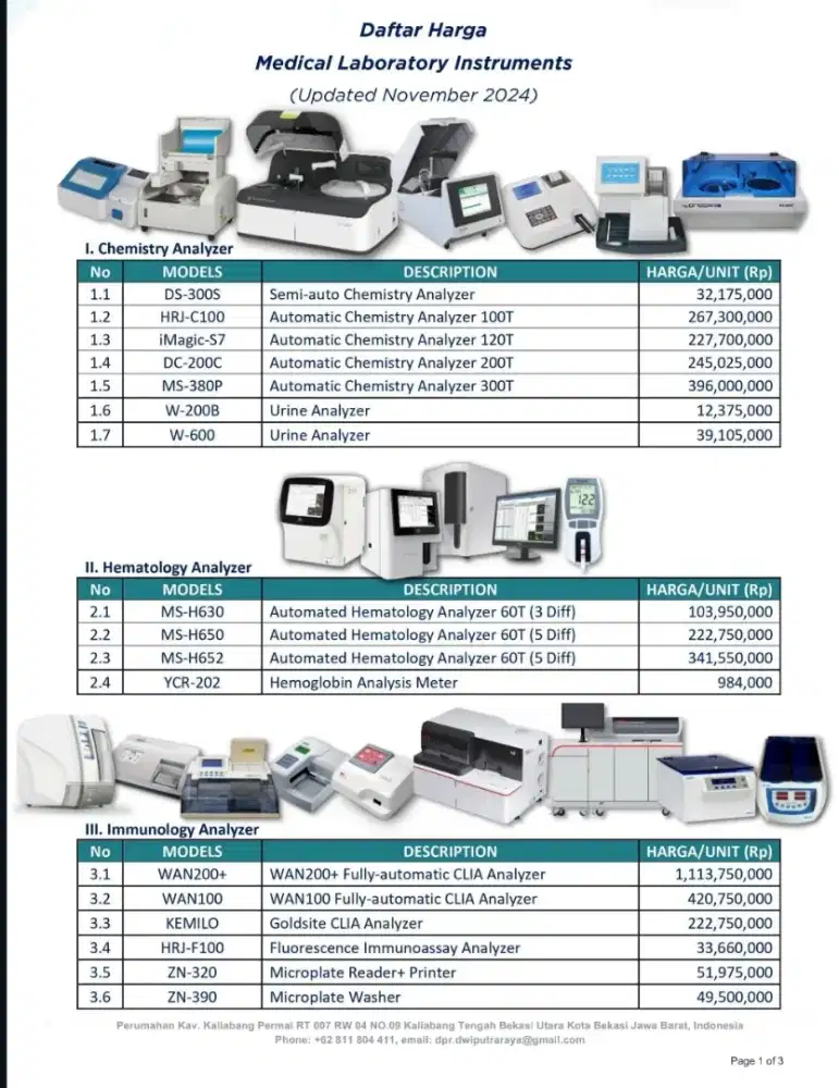 Alat Laboratorium Patologi Klinik dan Anatomi