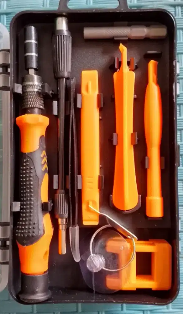 Obeng 115in1 lengkap box full set