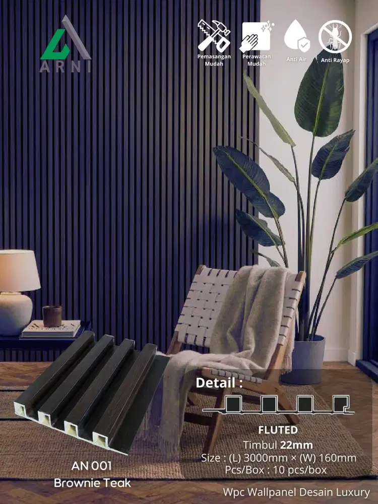 SALE WPC WALLPANEL PENGHIAS DINDING 70.000/Btg murah banget