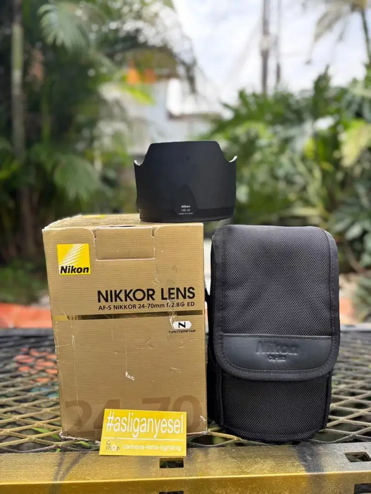 Kelengkapan nikon nikkor 24-70mm f2.8