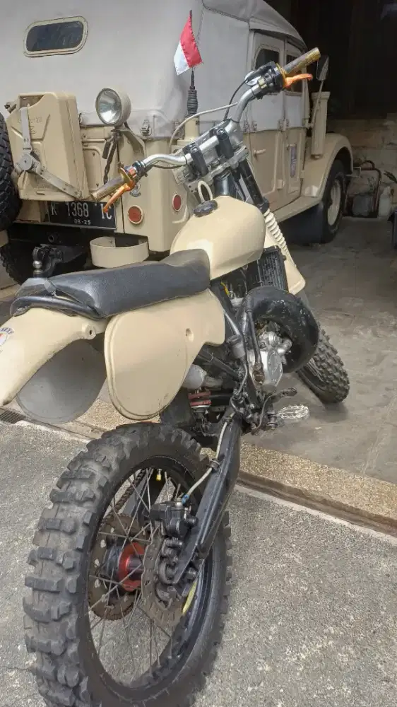 Dijual Cepat Kawasaki Ninja Modif Trail 150cc Tahun 2002 BPKB&STNK ada