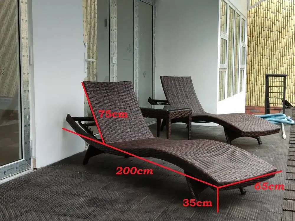 2026J RS01 KURSI KOLAM RENANG ROTAN SINTETIS JAKARTA