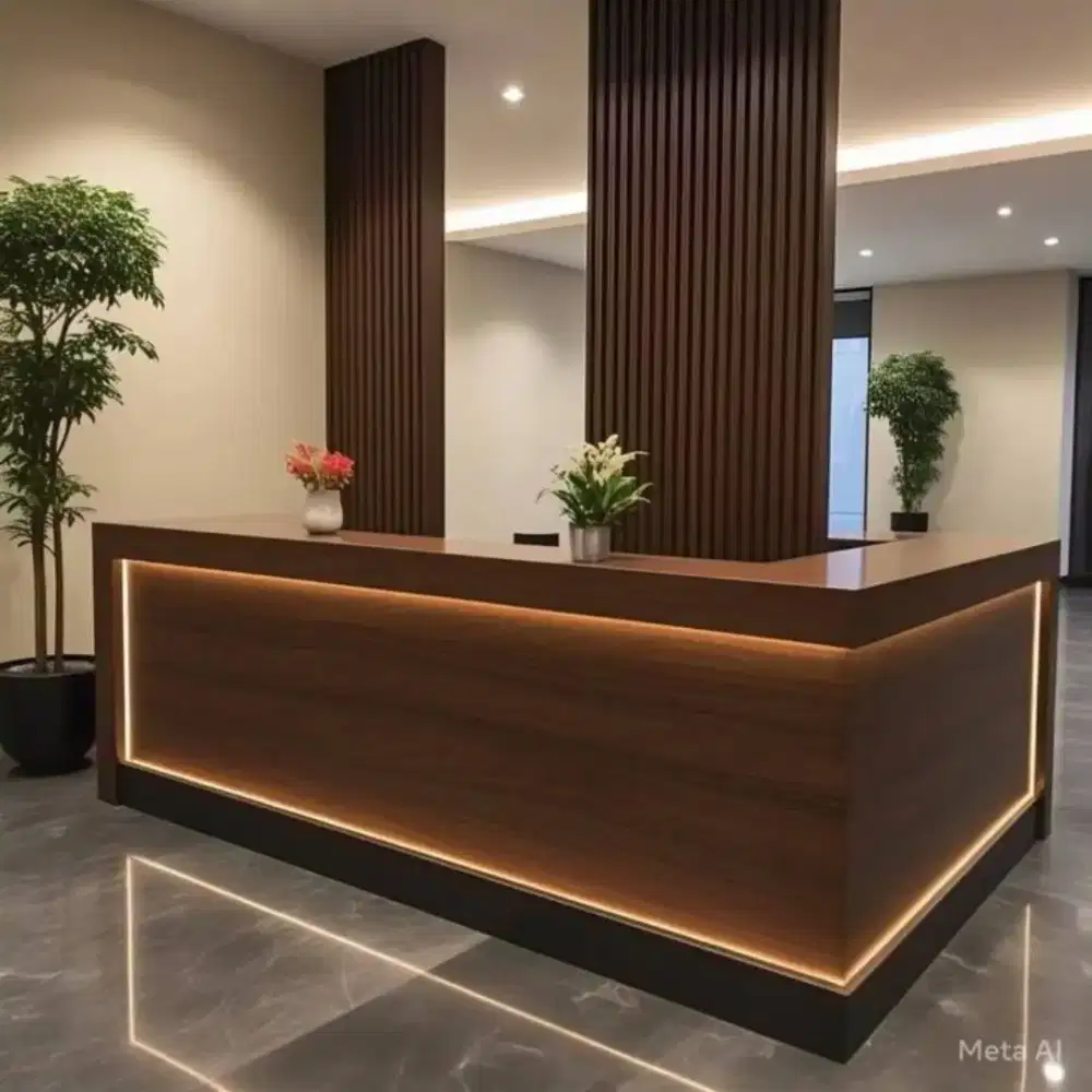 Meja resepsionis, Meja kasir, Meja bartender