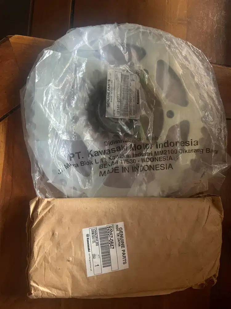 Dijual gear set komplit kawasaki versys 250cc