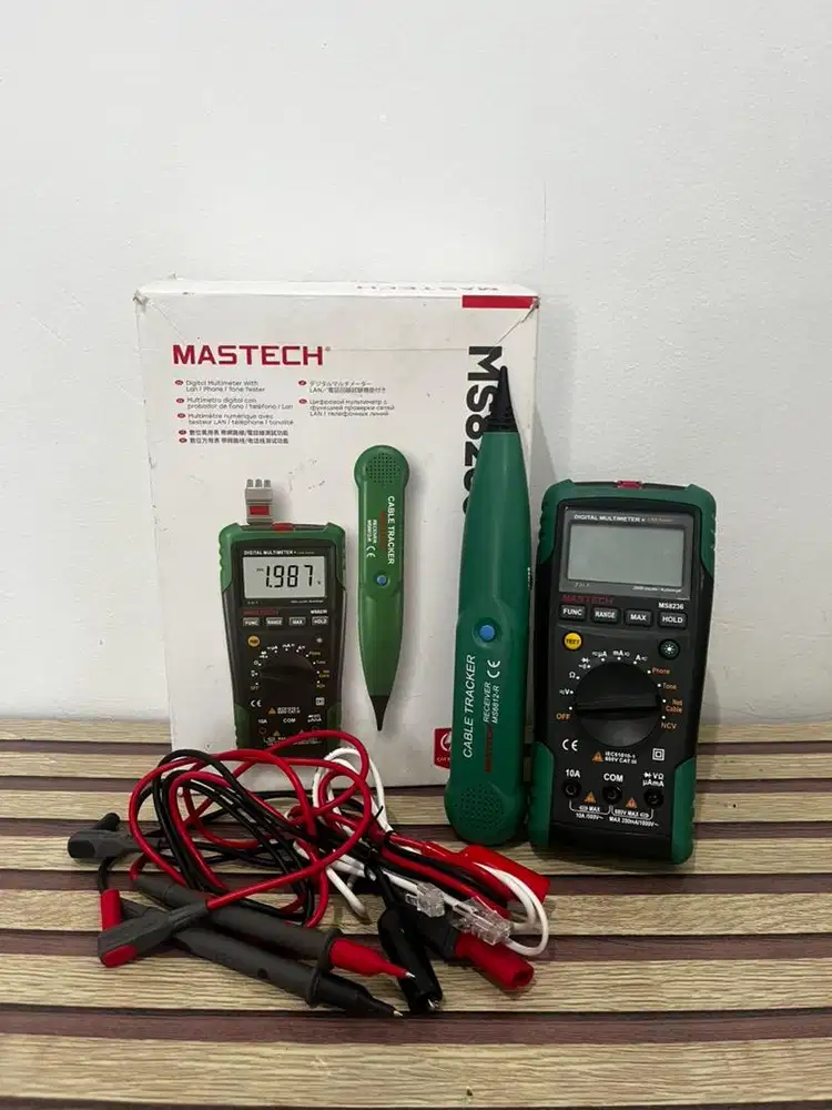 MS8236 Mastech Multimeter LAN Cable Tracker Wire Network Tester Kabel