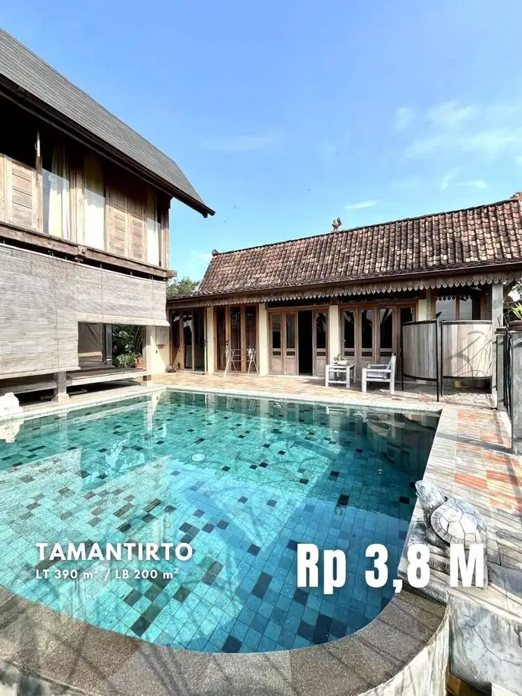 Dijual Villa Cantik View Persawahan di Tamantirto