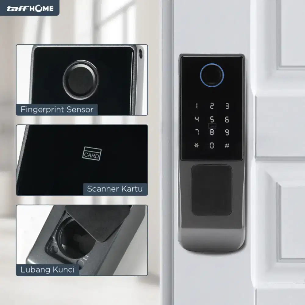 Smart Door Lock Fingerprint Password Card G23
