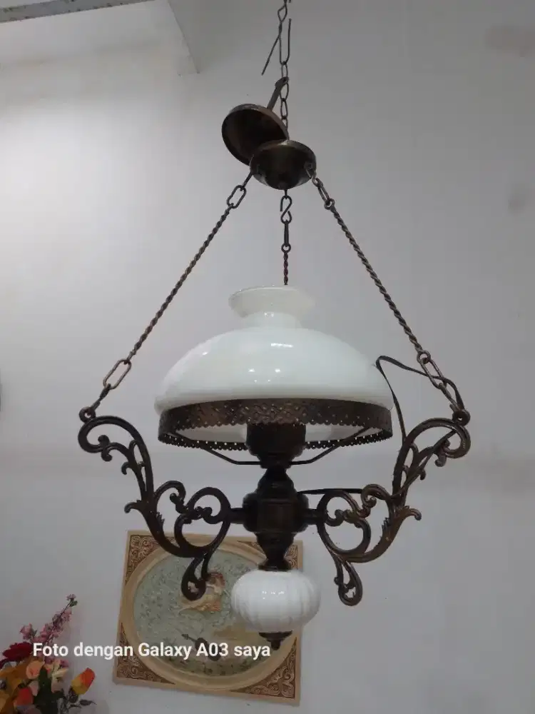 Lampu gantung eropah model betawi T.69cm diamtr 28cm