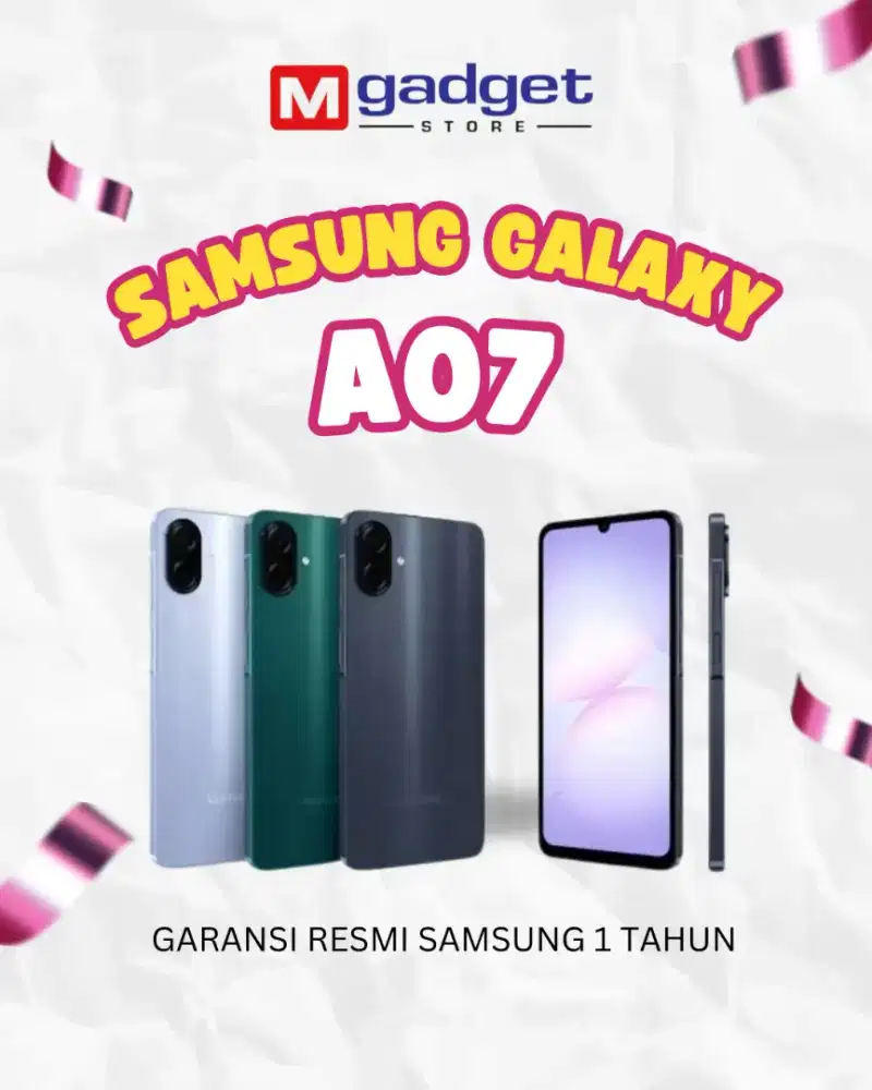 Samsung Galaxy A07 4/64GB - Garansi Resmi Samsung Indonesia