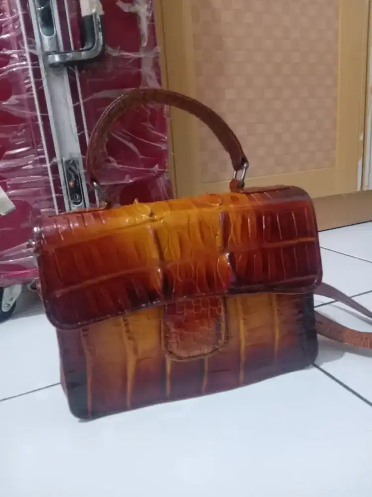 Tas kulit bu4y4 original dr papua
