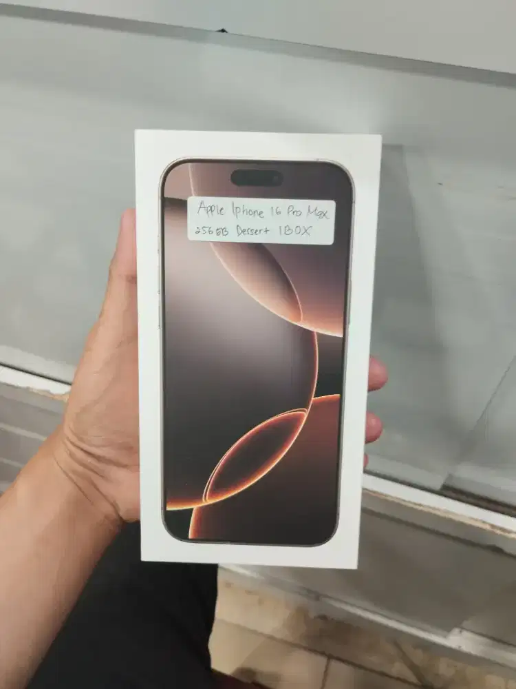 Apple iPhone 16 Pro Max 256GB Desert Segel IBOX Garansi Resmi IBOX