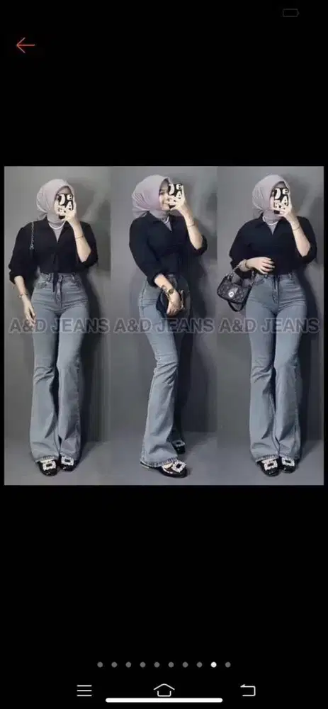 Celana jeans cutbray