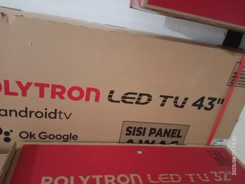 Android TV 43 Polytron Digital Tv, Baru Garansi Resmi & Tukar Tambah