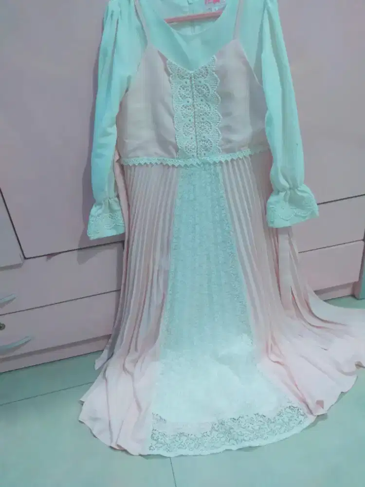 Dress pesta gamis anak