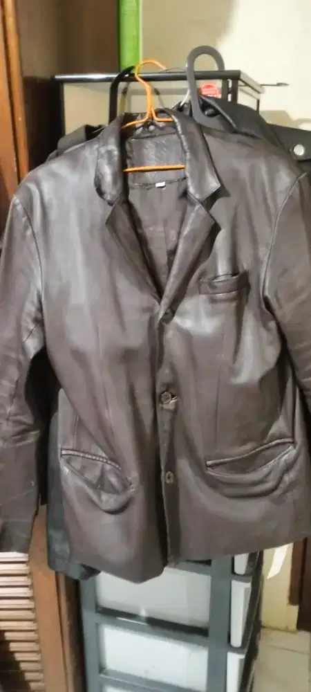 JACKET KULIT ASLI UKURAN XL MODEL JAS