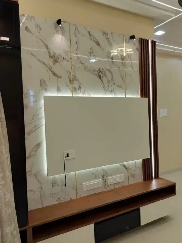 Backdrop tv minimalis