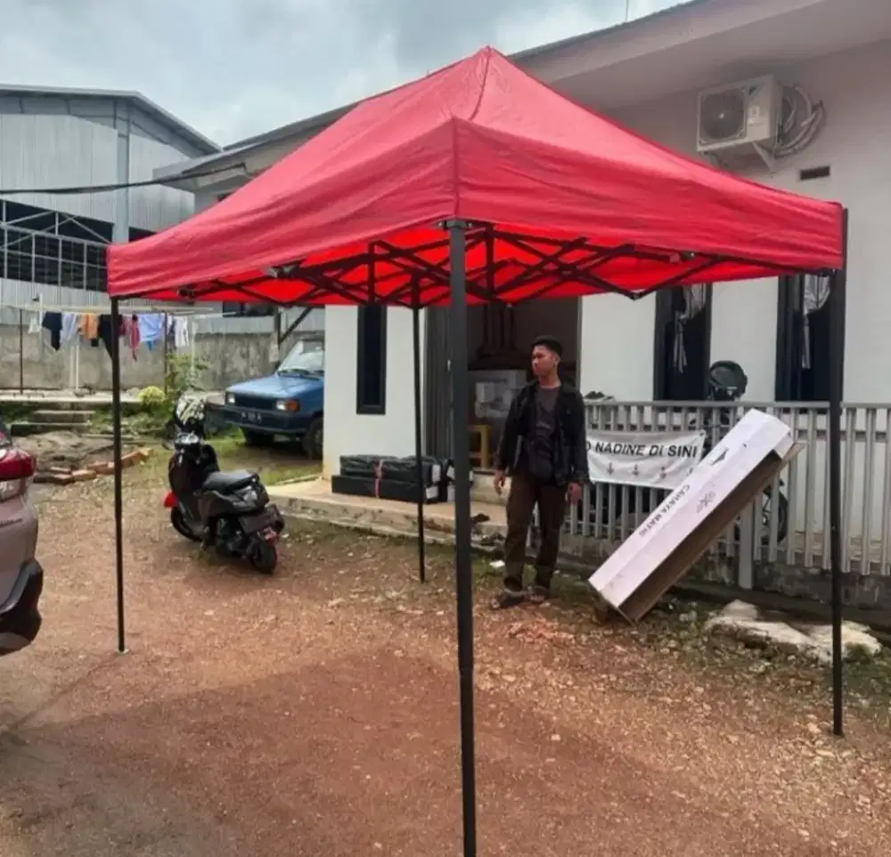 Tenda lipat promosi jualan