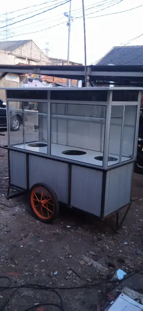 Pembuatan gerobak baru