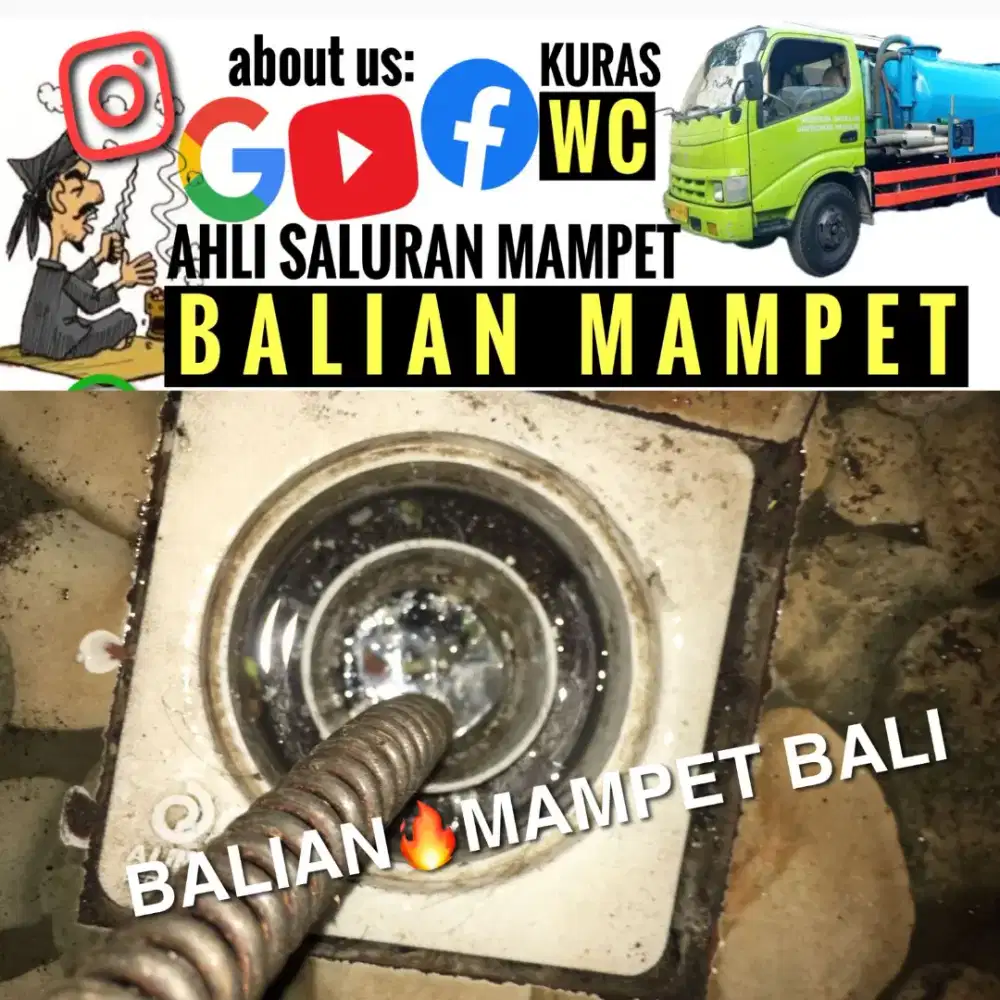 WC MAMPET KURAS SEDOT LIMBAH DENPASAR BALI
