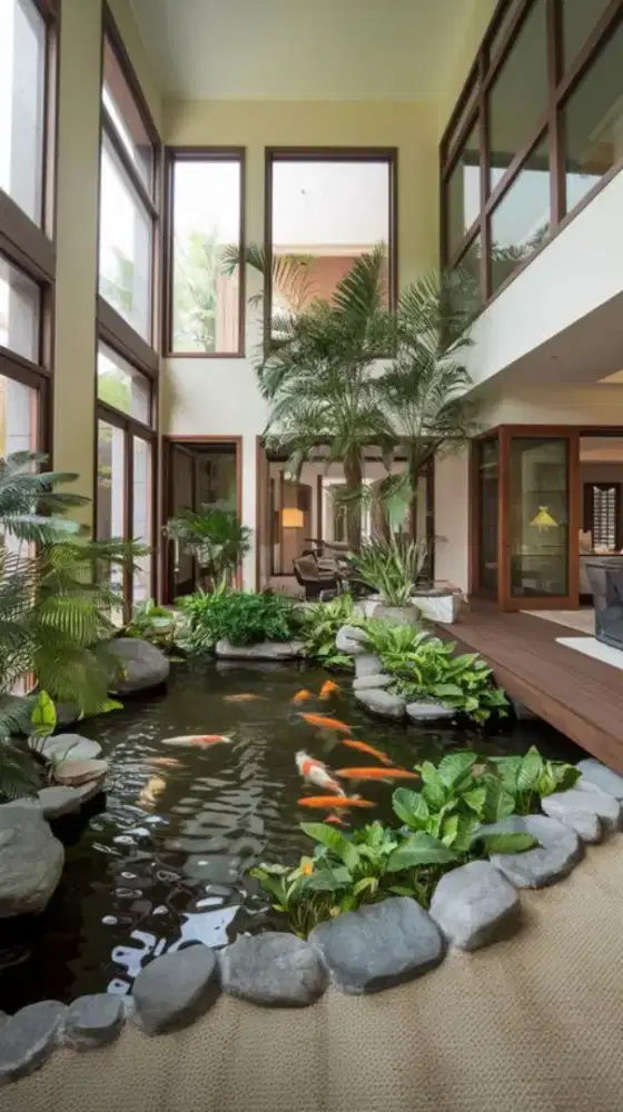 Jasa pembuatan kolam relif kolam ikan koi dll #46