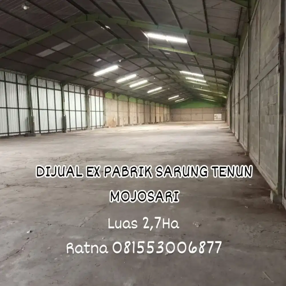 DIJUAL EX PABRIK SARUNG TENUN MOJOSARI