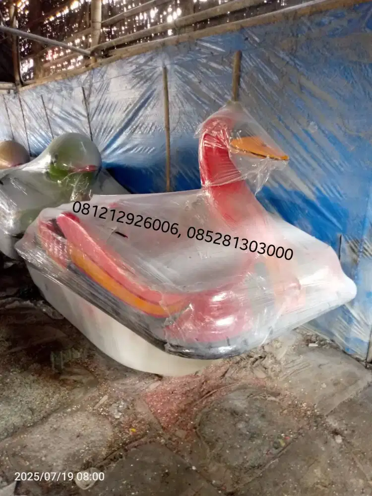 sepeda air bebek warna merah siap kirim