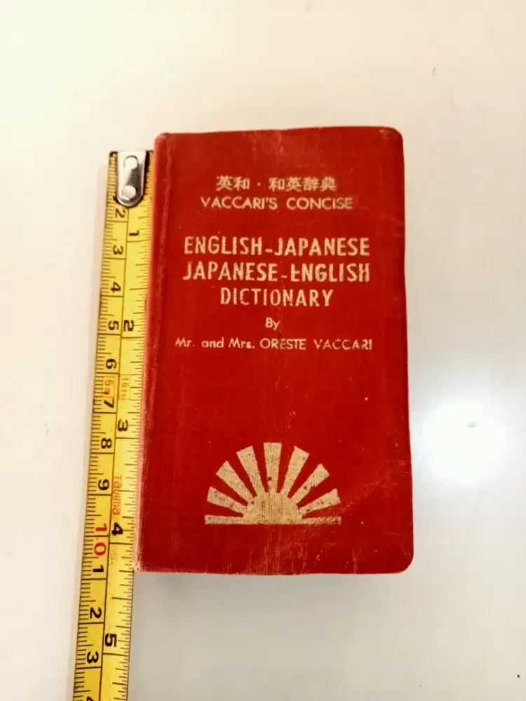 BUKU KAMUS BAHASA INGGRIS-JEPANG DICTIONARY ORIGINAL